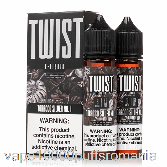 Vape Romania Tutun Argintiu Nr. 1 - E-lichid Twist - 120ml 6mg